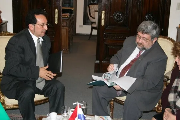 Blas del Puerto con Héctor Lacognata