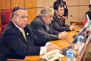 González Daher, José Mujica y Víctor Bogado