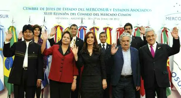Cumbre Mercosur Mendoza 2012