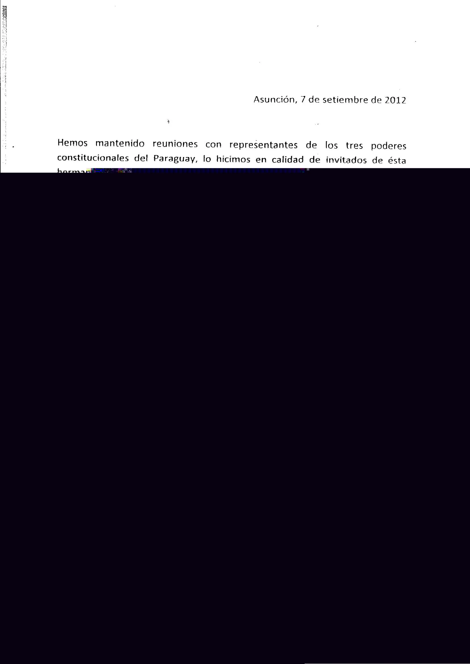Comunicado R. Sáa y Romero