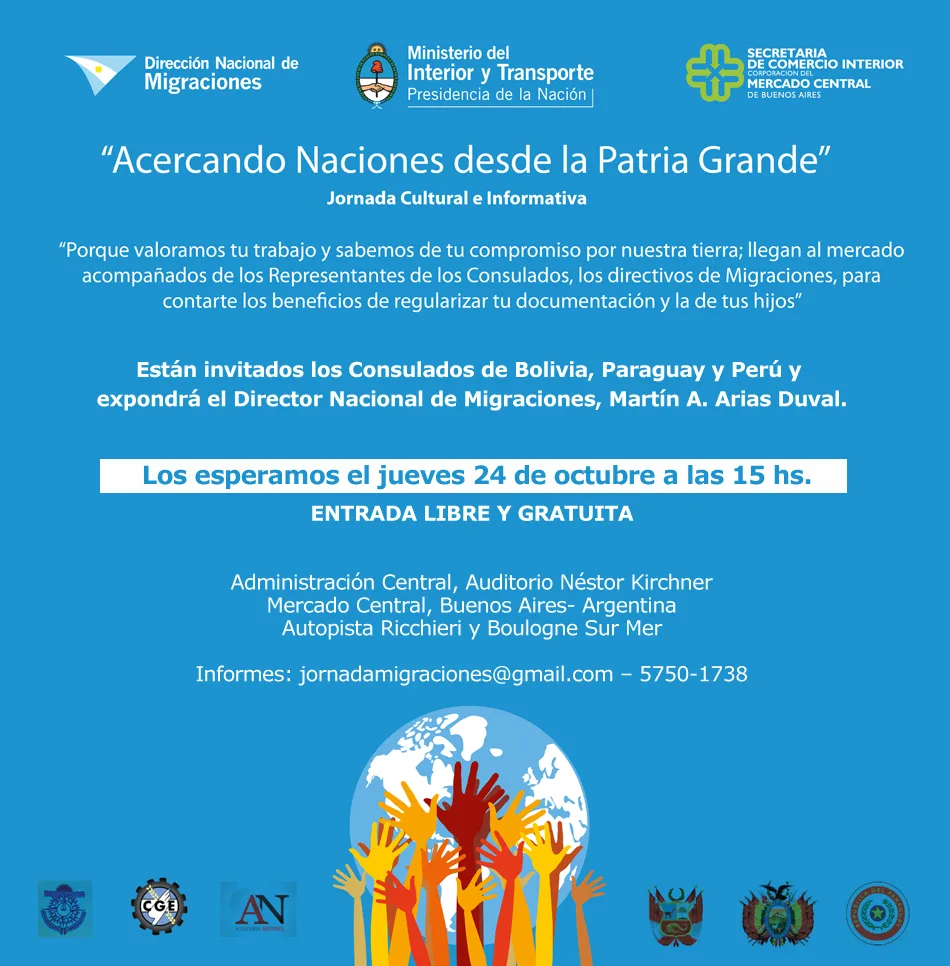 Migraciones Jornada_en_Mercado_Central_24_de_octubre