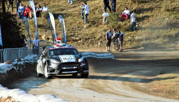 Diego Domínguez lidera la segunda fecha del campeonato sudamericano de Rally. / Foto abc.com.py