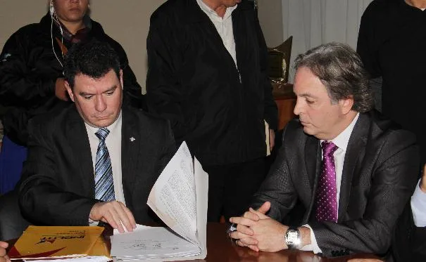 Justo Cárdenas, presentó ayer miércoles la denuncia ante la Fiscalía de Delitos Económicos y Anticorrupción 