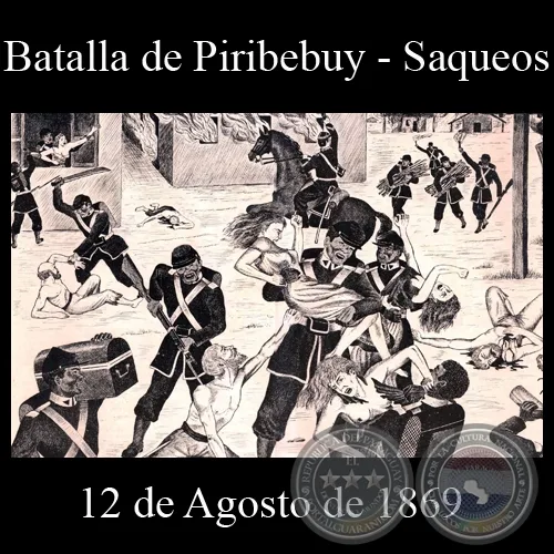 Batalla de Piribebuy, 12-agosto-1869, dibujo de Walter Bonifazi (portalguarani.com)