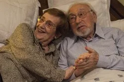 El Dr. Abente con su esposa Eva García Parodi