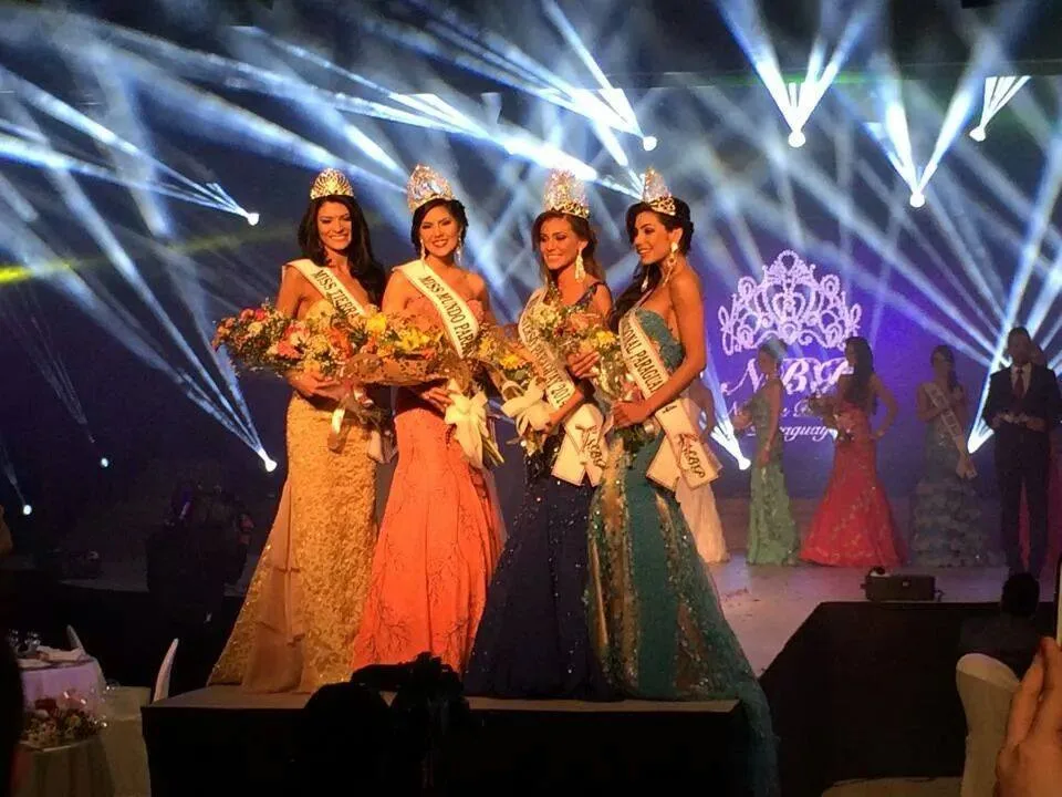 Sendy Cáceres, Myriam Arévalos, Sally Jara y Jessica Servin (Foto: Facebook Embajadoras de la belleza paraguaya)