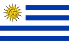 uruguay mapa y bandera
