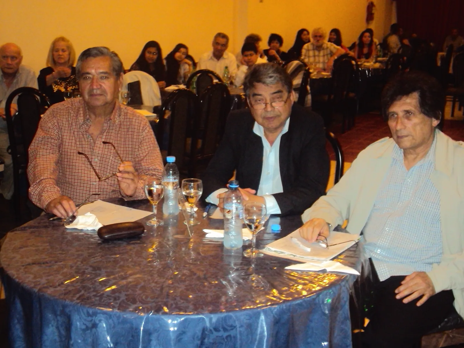 Mario Medina, Simón Veloso y Martín Arzamendia