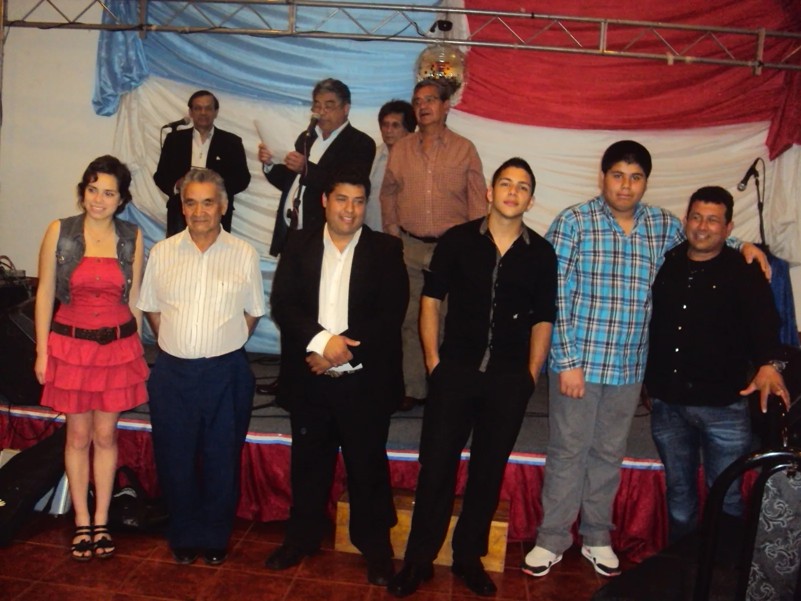 Aldana Ayala,Teódulo González,Alcides Giménez,Pablo Alejandro Insfran,Valentín Cabrera y Daniel Ortiz