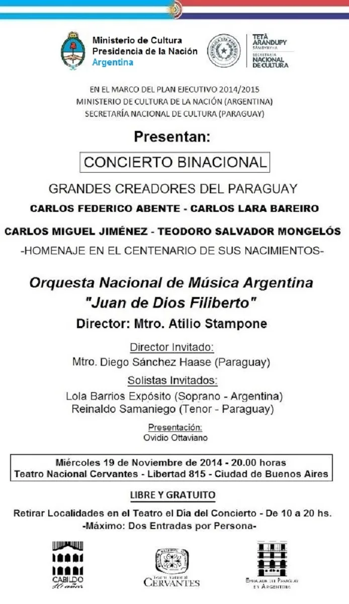 Embapar concierto binacional 2