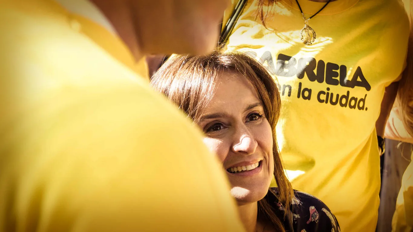 Gabriela Michetti en la ciudad