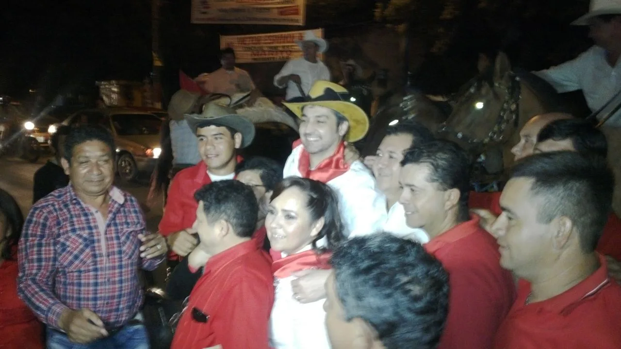 Durante una gira por Paraguarí.