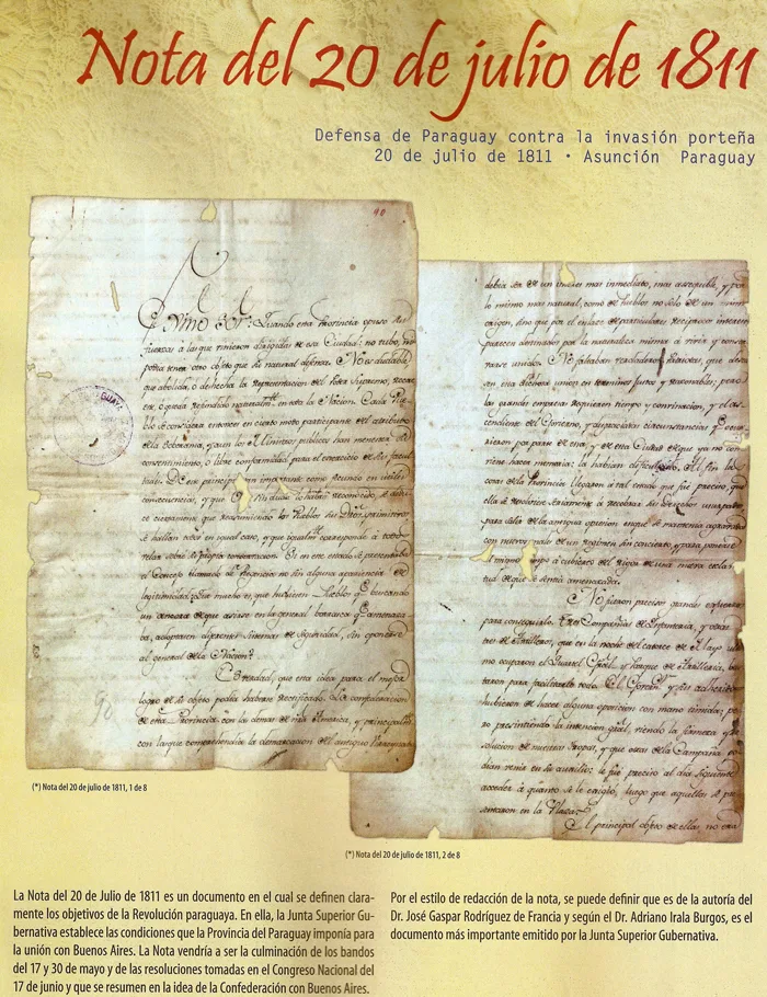 20 julio 1811 nota