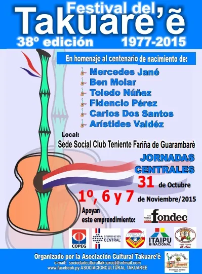 TAKUAREE 2015  afiche