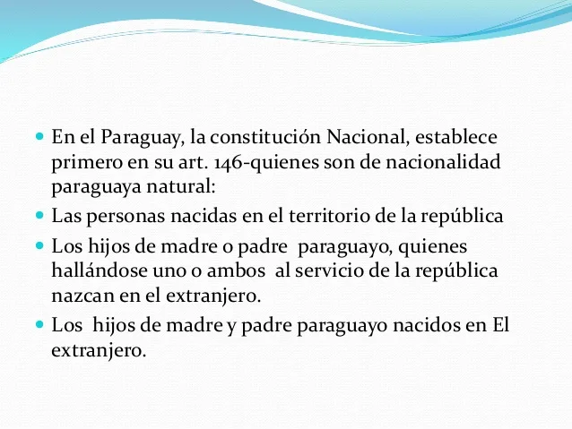 nacionalidad paraguaya