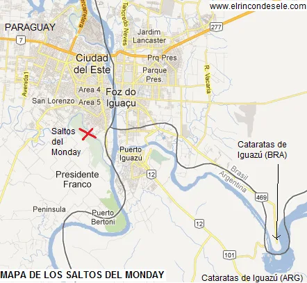 ciudad del este mapa