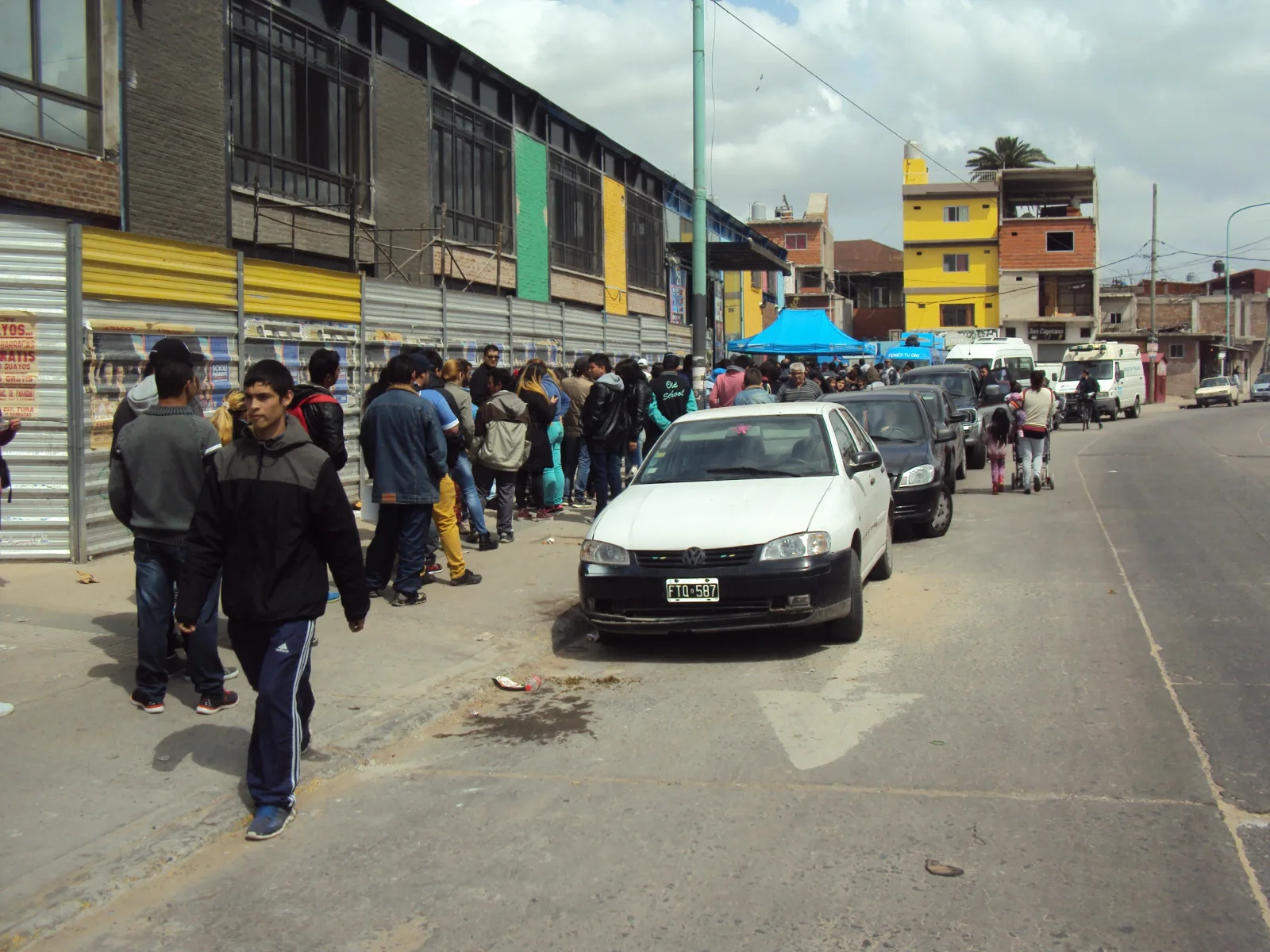 De lejos, fue el Barrio de Barracas en la ciudad de Bs. As. el que convocó la mayor participación de nuestra gente.