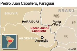 UBICACIÓN DE PEDRO JUAN CABALLERO