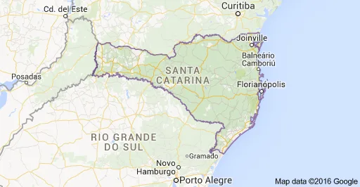 Santa Catarina mapa