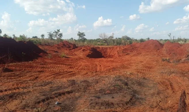 Este es el sitio en donde se busca el supuesto tesoro enterrado (Foto Carlos Aquino)