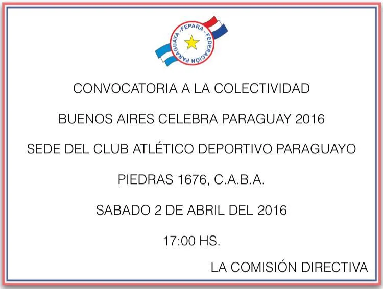 Bs. As. celebra FEpara convocatoria 2016