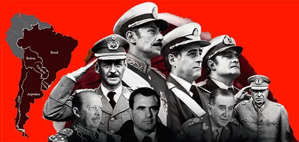 En esos tiempos, gobernaba en Chile el Gral. Augusto Pinochet; en Bolivia. El Gral. Hugo Banzer Suárez; en Uruguay Juan María Bordaberry; en Paraguay, el Gral. Alfredo Stroessner; en Argentina, la Junta Militar integrada por Jorge Rafael Videla, Emilio Eduardo Massera y Orlando Ramón Agosti; en Perú, Francisco Morales Bermúdez y en Brasil João Baptista Figueiredo.( Foto ajb.org.ar)