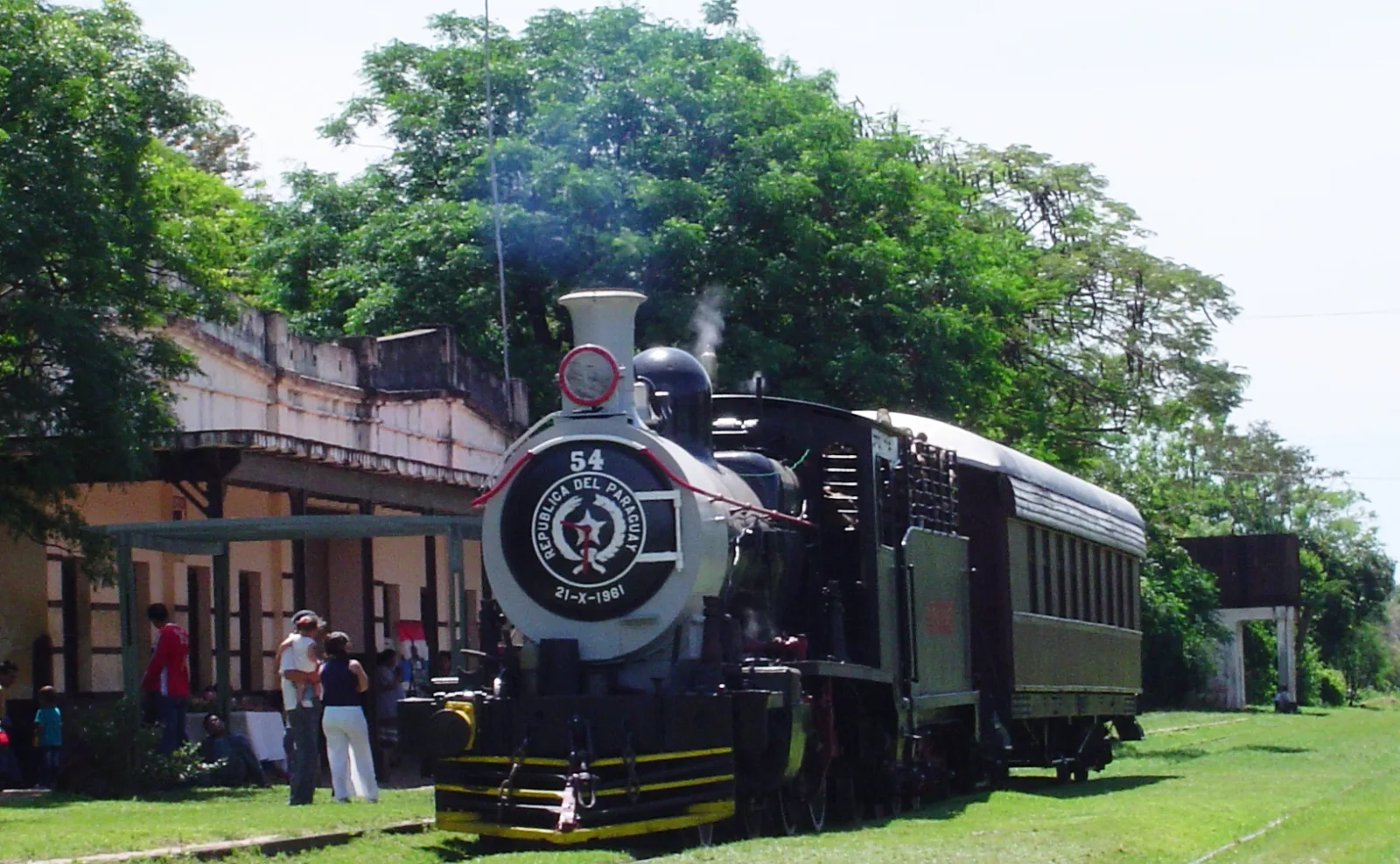 Uno de los viajes turísticos del tren de Asunción a Areguá, hecho en la última década (Foto: Portal Guaraní)