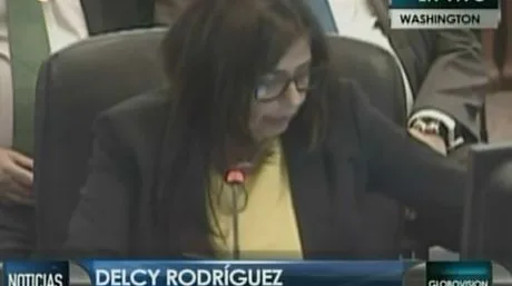 Delcy Rodríguez, canciller venezolana