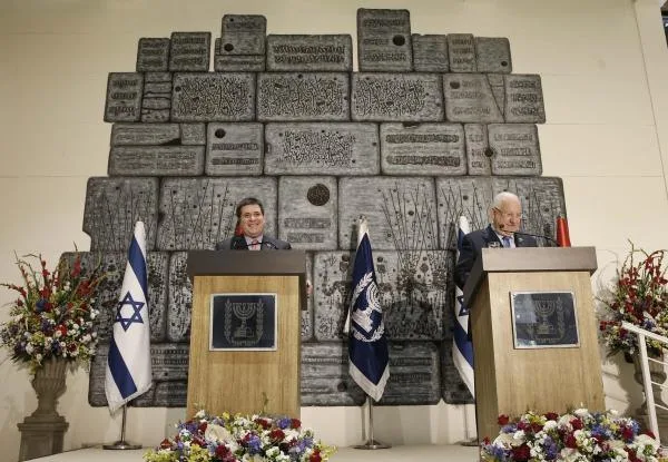 Cartes con el presidente de Israel, Reuvén Rivlin