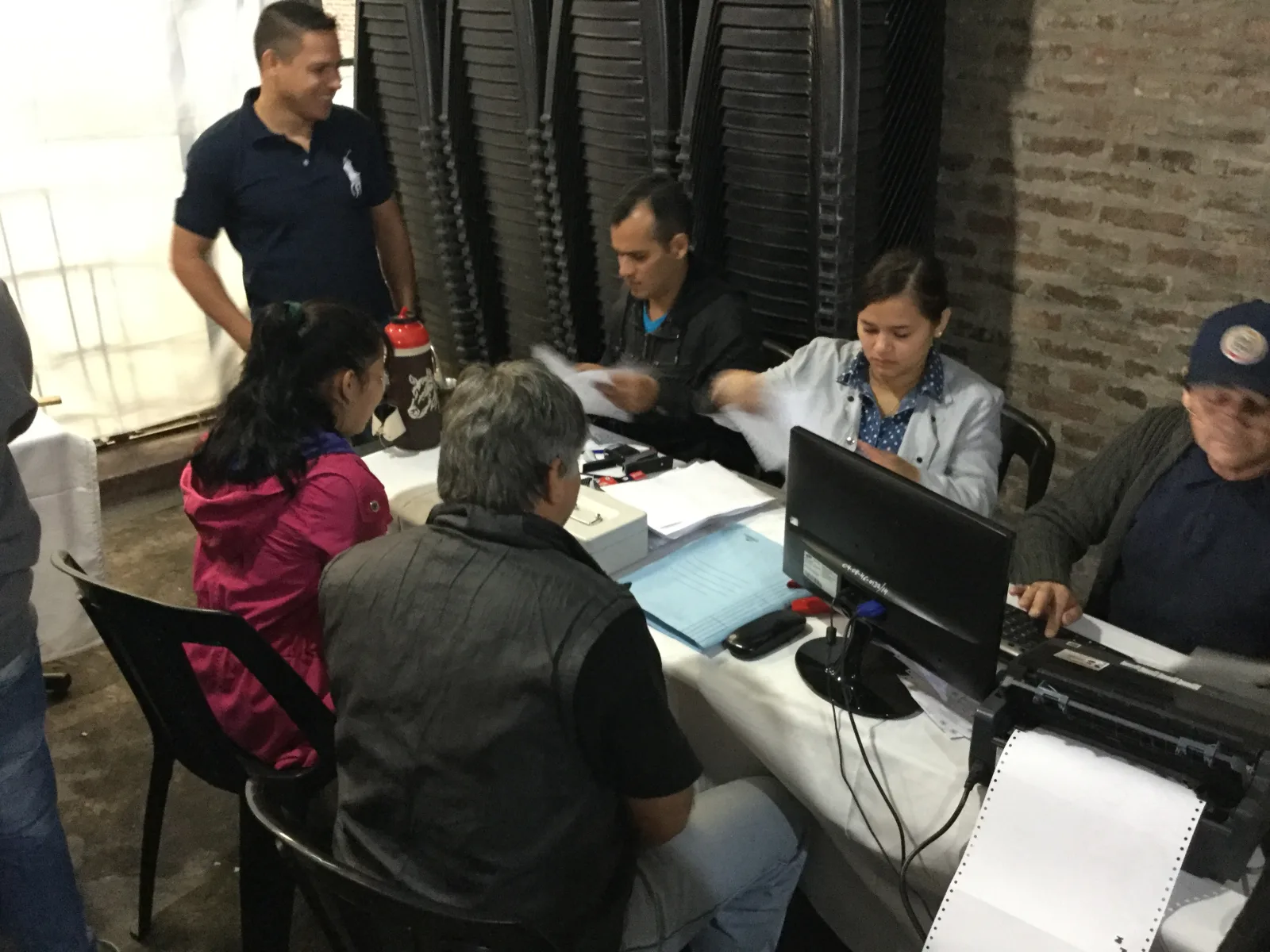 Imagen del anterior Consulado Itinerante realizado en el mismo Centro Manuel Ortiz Guerrero el 28 de mayo del año en curso.