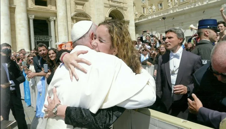 Con el Papa Francisco, en El Vaticano