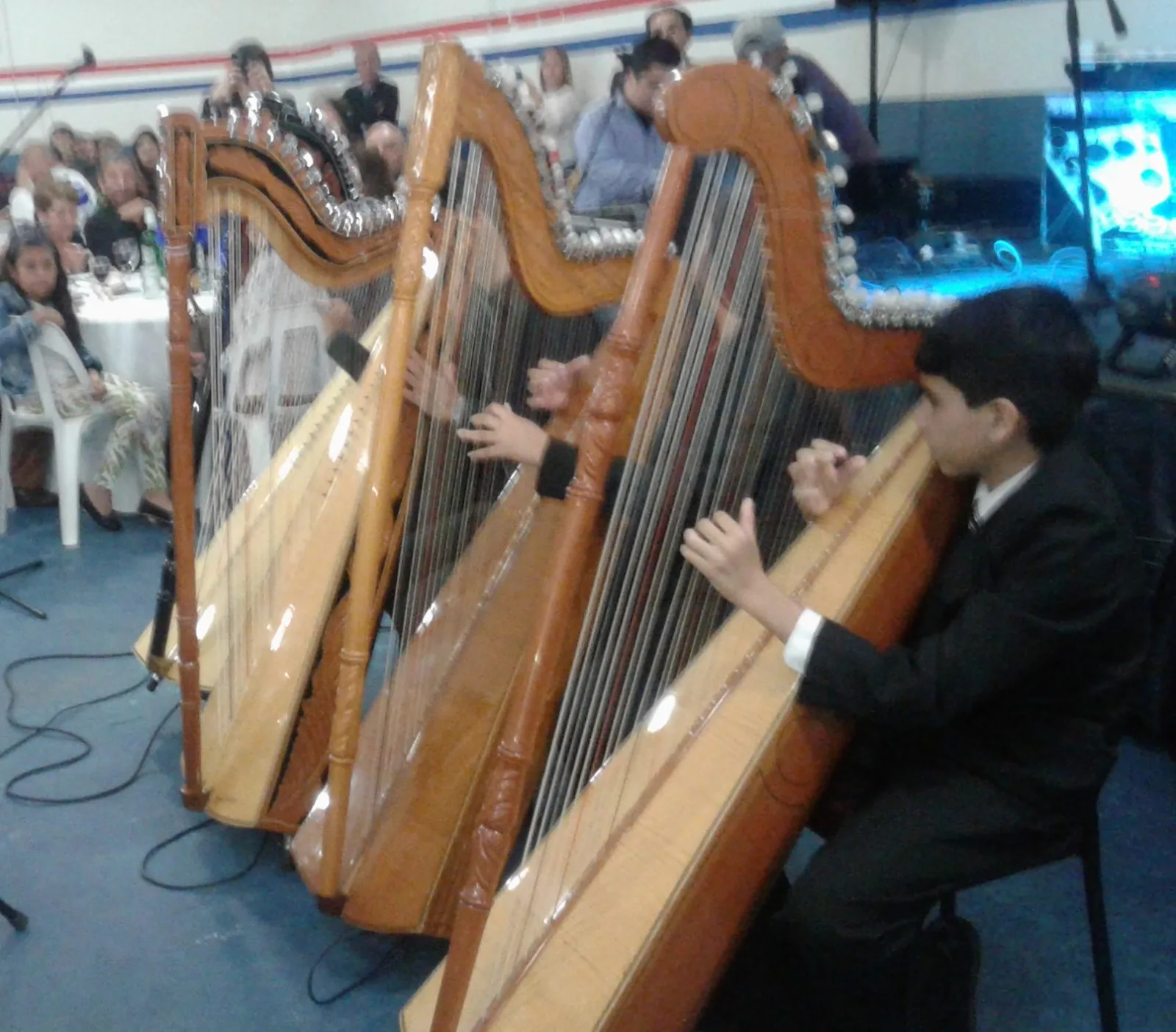 Arpas en escena