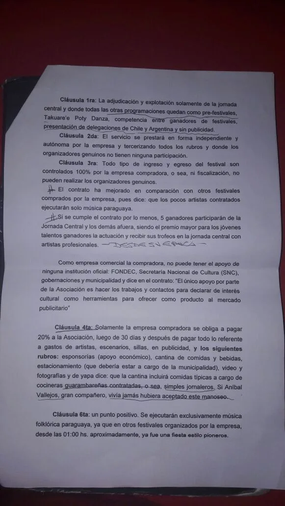 Facsímil de una hoja de la carta de Alfredo Vaezken