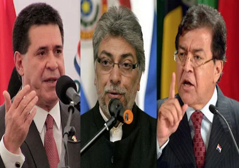 Cartes, Lugo y Duarte Frutos (Foto: hoy.com.py)