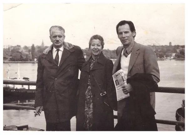 Carmen Soler, junto con Miguel Ángel Soler y Carlos Luis Casabianca (Foto: ea.com.py)
