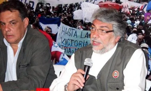 Hugo Richer y Fernando Lugo (Foto:contrainjerencia.com)