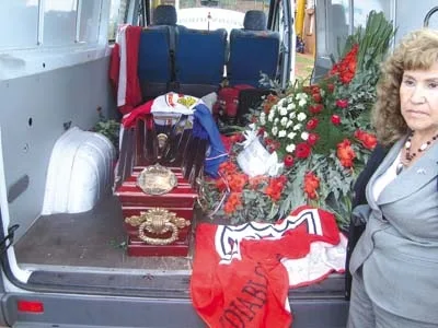 Restos de Arsenio Erico, repatriado de Argentina en febrero de 2010 (Foto: archivo misiones.online.net)