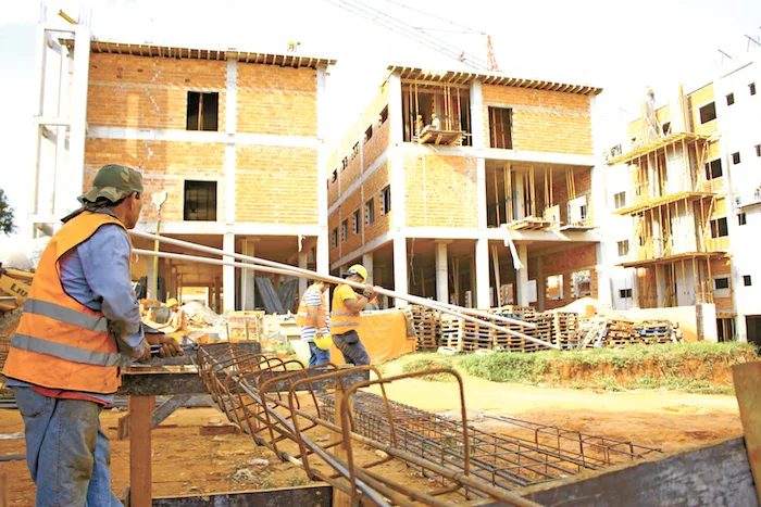 Avance actual de la construcción