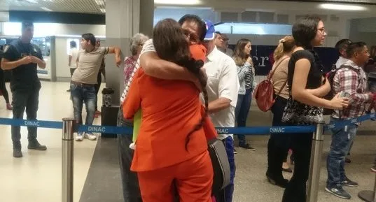 Llegada a Asunción