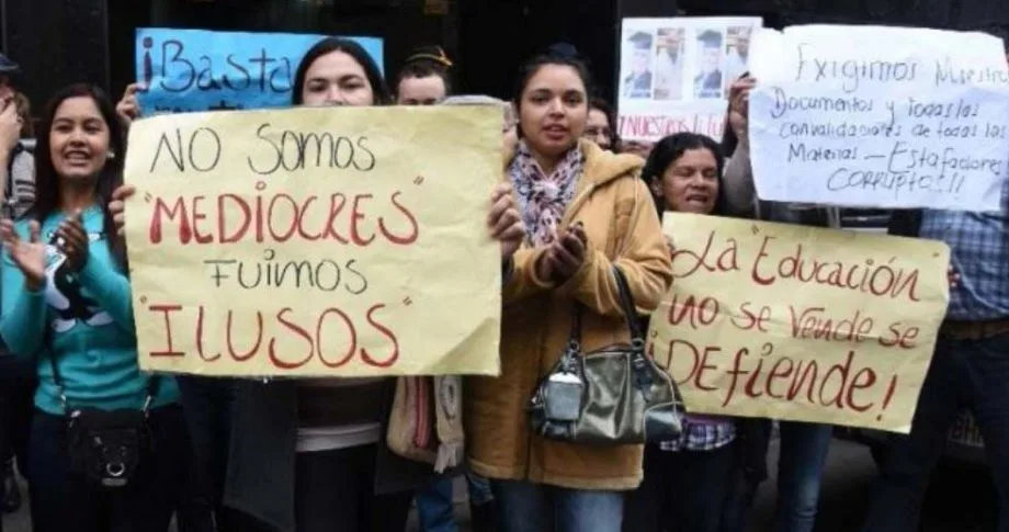 Suma y sigue la cantidad de alumnos estafados porque pululan a nivel país las instituciones que abren sus puertas sin estar habilitadas. / Foto: ABC Color