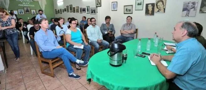 Mario Ferreiro, durante un encuentro en el PRF. (foto: ultimahora.com)