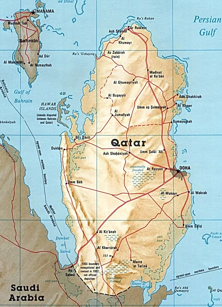 qatar mapa