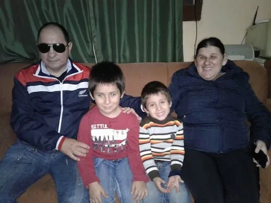 FAMILIA. Don Juan Ignacio y doña Estela tienen dos hijos preciosos.